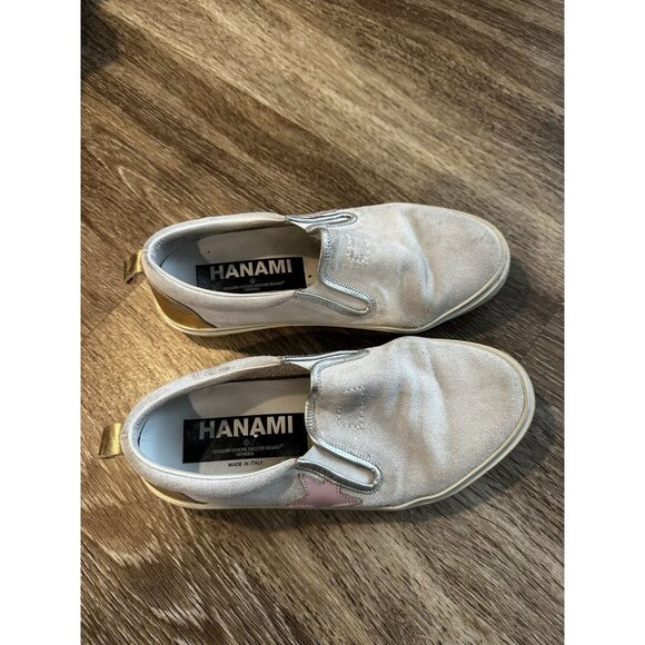Golden Goose Limited Edition Hanami Slip Ons White with Pink Gold and Silver 39 - Picture 1 of 11
